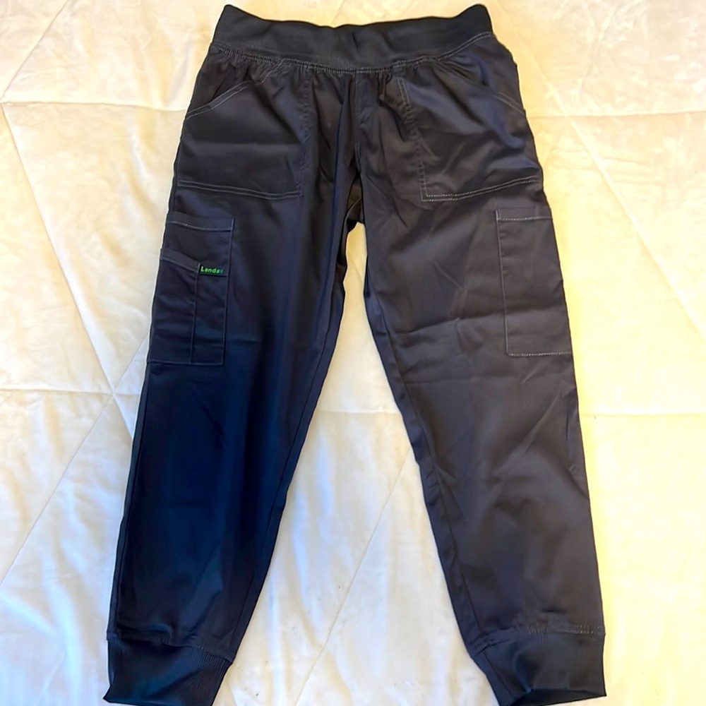 Gray Landau ProFlex Modern Fit Scrub Pants